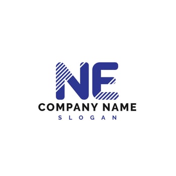 NE Letter Logo Design. NE letter logo Vector Illustration - Vector