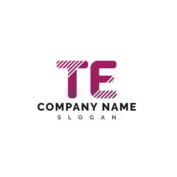 TE Letter Logo Design. TE letter logo Vector Illustration - Vector