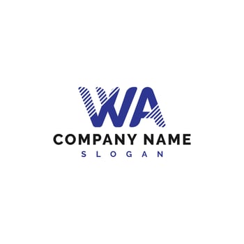 WA Letter Logo Design. WA Letter Logo Vector Illustration - Vector