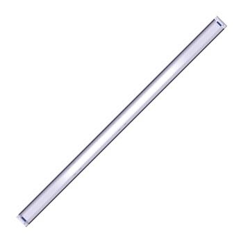 Tube Light Flat Illustration. Clean Icon Design Element on Isolated White Background vector