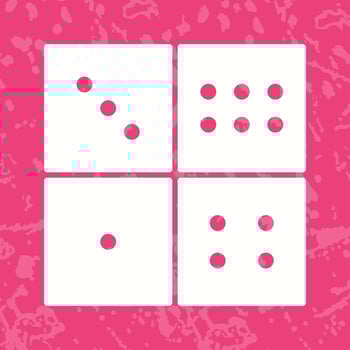 Domino Game Vector Icon