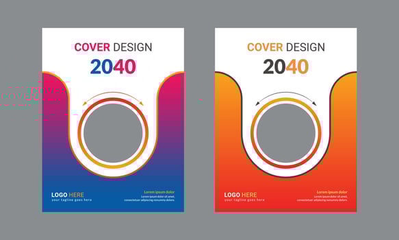 Corporate Book Cover Design Template. Can be used for Brochures, Annual reports, magazines, Posters, Business presentations, portfolios, flyers, banners, and Websites. vector