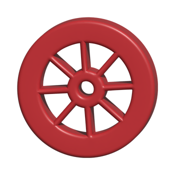 3d icon of wheel png