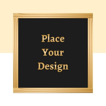 Frame mockup design vector