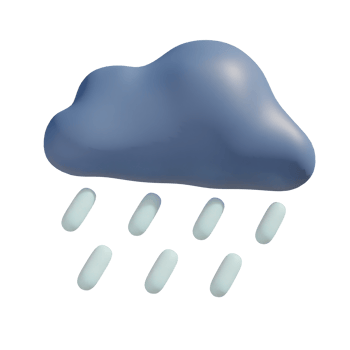 heavy rain on transparent background png