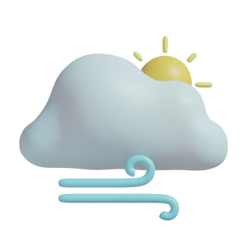 windy sunny on transparent background png