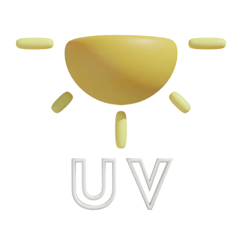 UV light on transparent background png