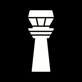 Control Tower Vector Icon