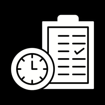 Time Planing Vector Icon