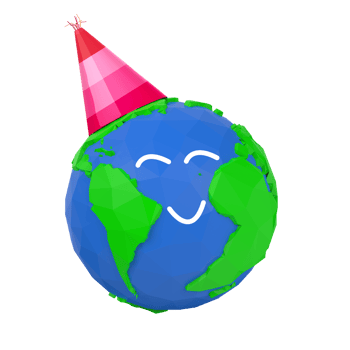 Earth day 3d png
