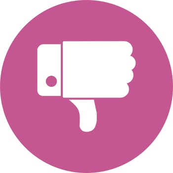 Dislike Vector Icon