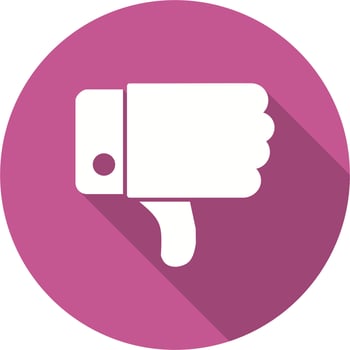 Dislike Vector Icon