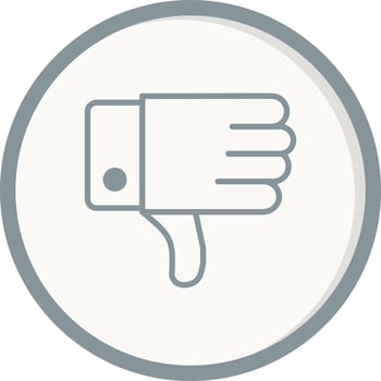 Dislike Vector Icon