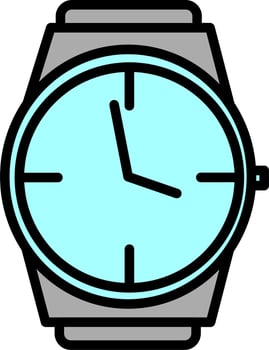 Wrist watch icon vector