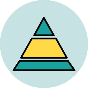 Pyramindchart Vector Icon