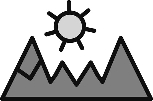 Mountain Vector Icon