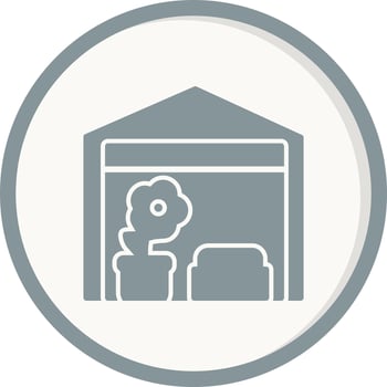 Warehouse Vector Icon