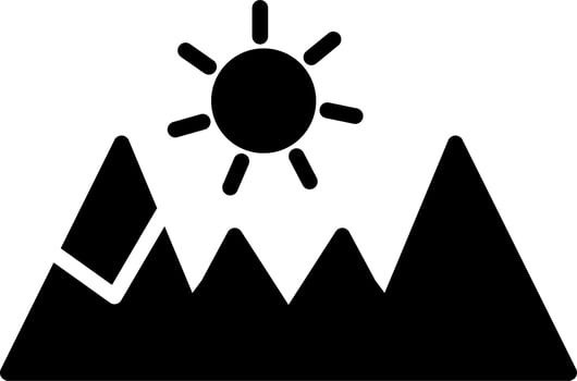 Mountain Vector Icon