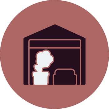 Warehouse Vector Icon