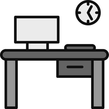 Officetable Vector Icon
