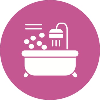Bathtub Vector Icon