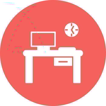Officetable Vector Icon