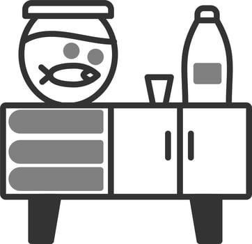 Nightstand Vector Icon