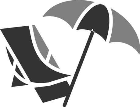 Deckchair Vector Icon