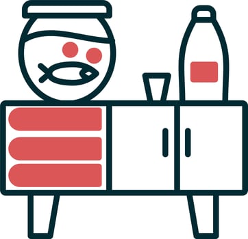 Nightstand Vector Icon