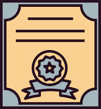 Certificate Vector Icon
