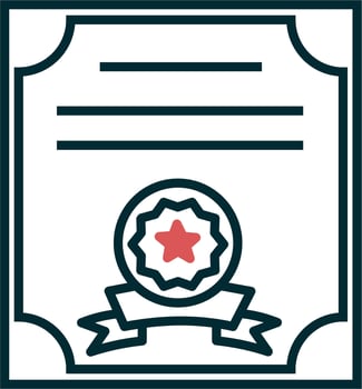 Certificate Vector Icon