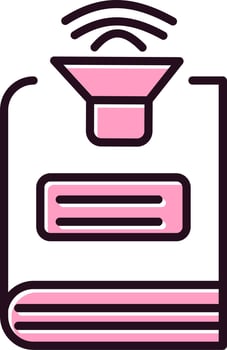 Audio book Vector Icon