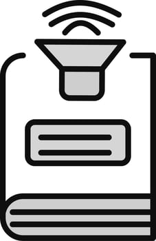 Audio book Vector Icon
