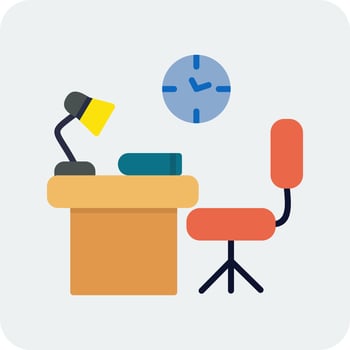 Work place Vector Icon