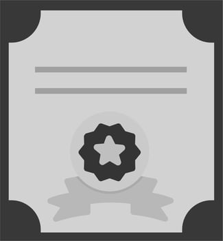 Certificate Vector Icon
