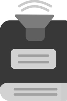 Audio book Vector Icon