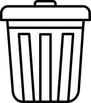 Dustbin Vector Icon
