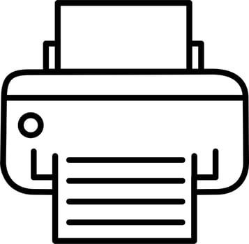 Printer Vector Icon