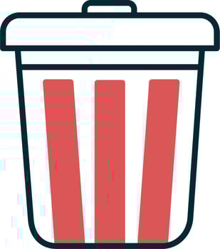 Dustbin Vector Icon