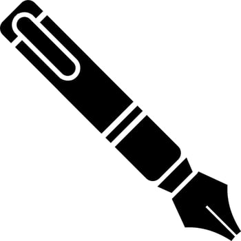 Fountain pen Vector Icon