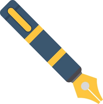 Fountain pen Vector Icon