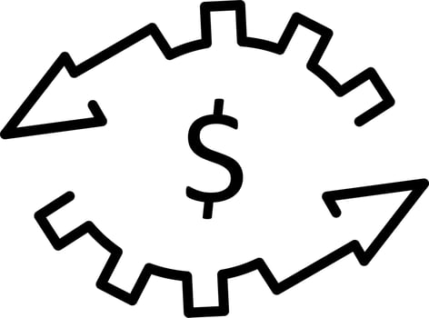 Cash Flow Vector Icon