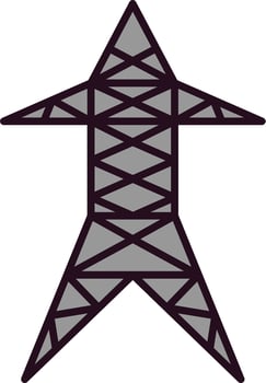 Electric Tower Vector Icon