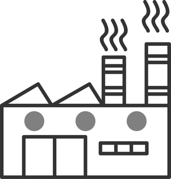 Factory Vector Icon