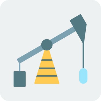 Oil Pump Vector Icon