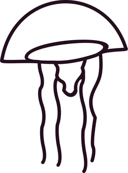 Jelly Fish Vector Icon