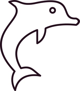 Dolphin Vector Icon