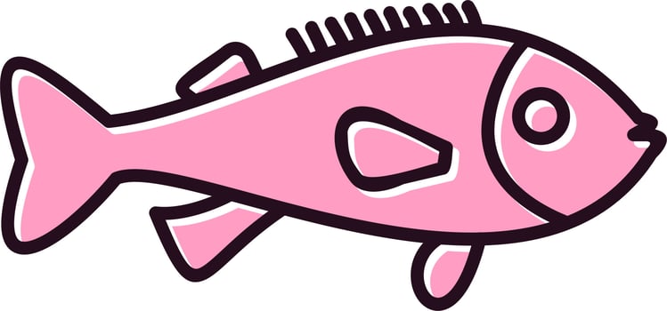 Rock Fish Vector Icon