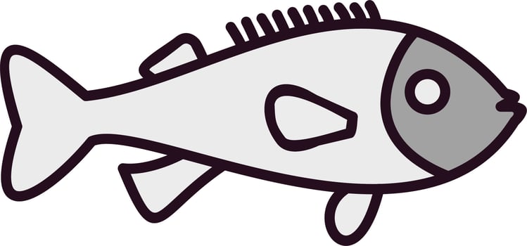 Rock Fish Vector Icon
