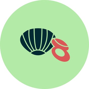 Clam Vector Icon